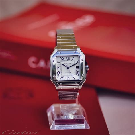 cartier santos 4075|Cartier Santos power reserve.